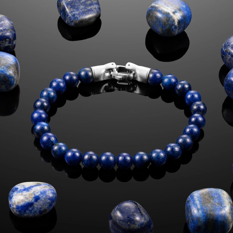 8mmBeadLapis ScatteredStones Sandris