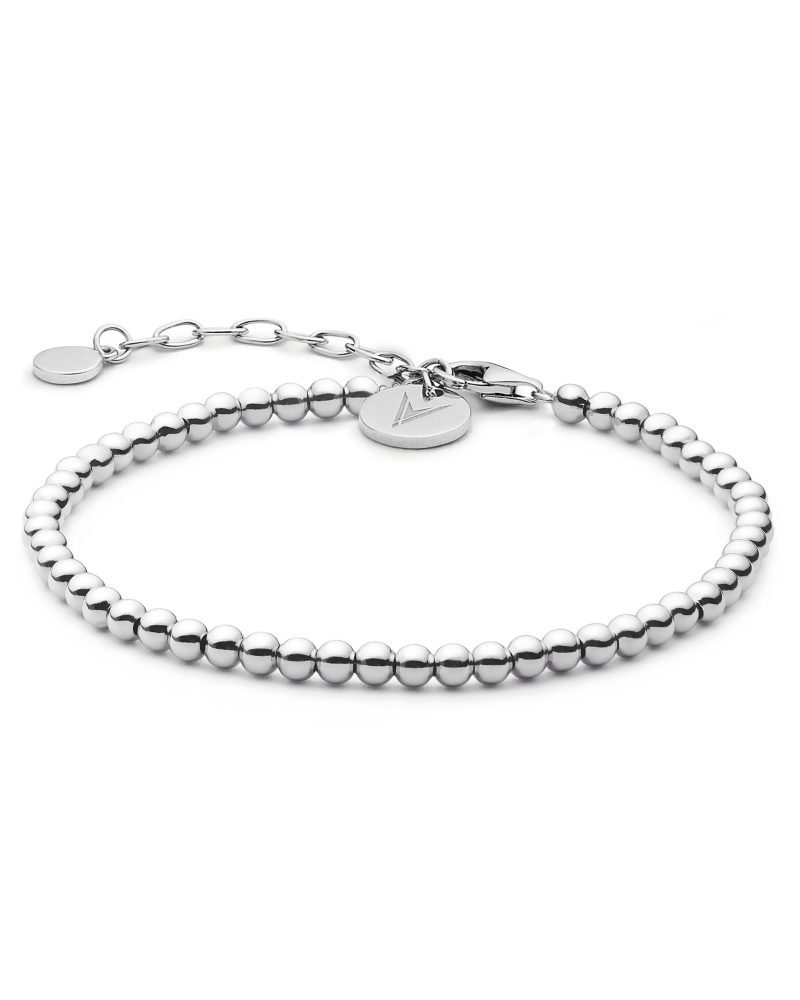 BeadedBraceletSilver