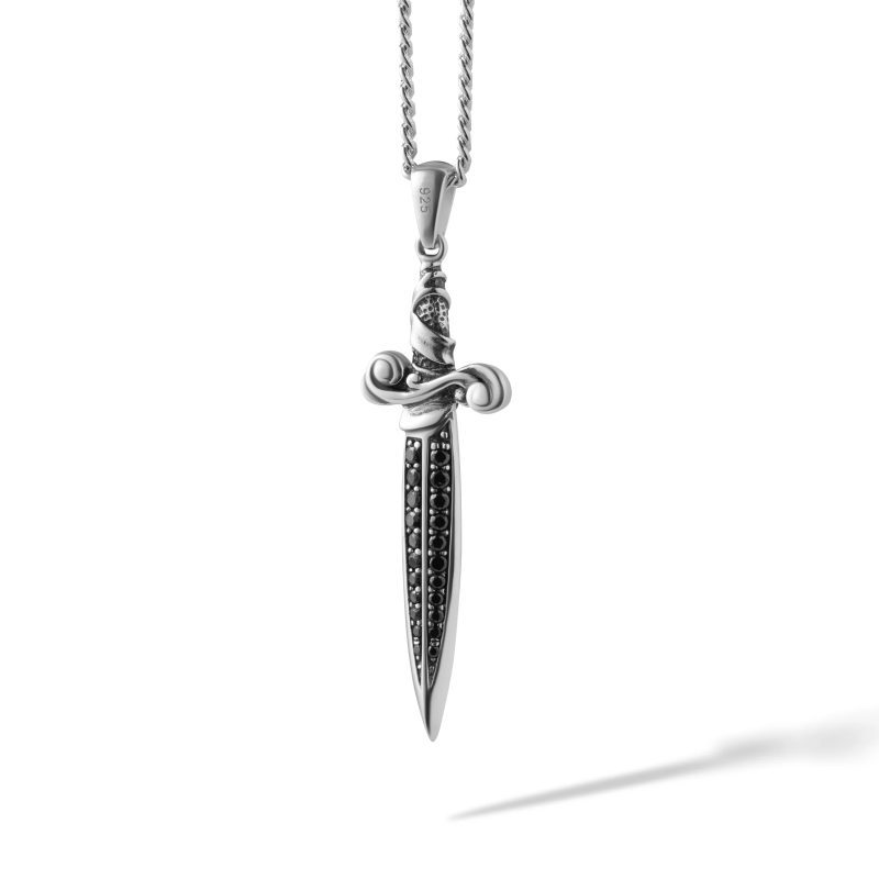 Dagger Pendant Back Michael