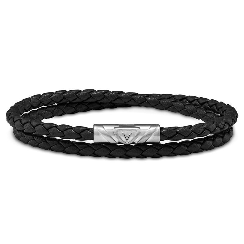 Delta Black Silver Bracelet