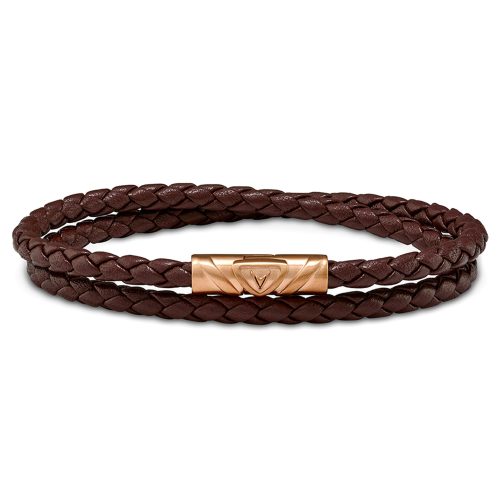 DeltaBrownRoseGoldBracelet