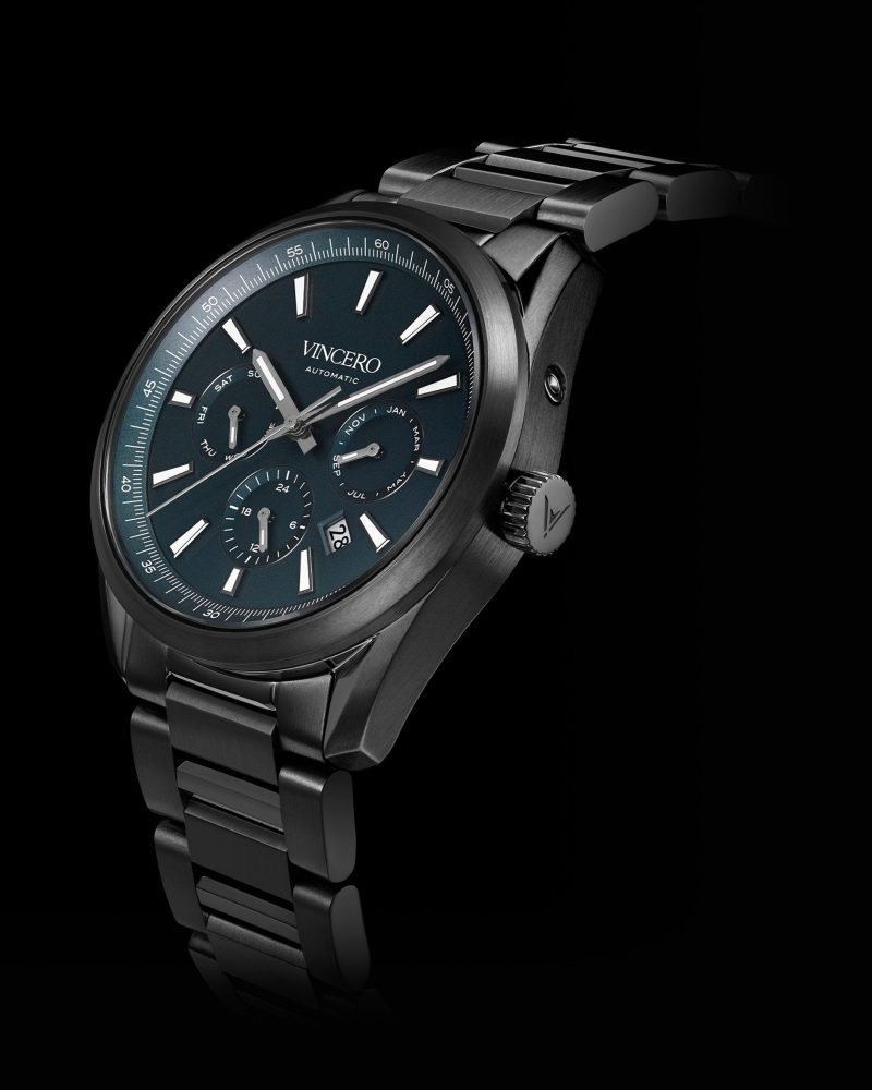 ReserveAutomatic Gunmetal SlateBlue sideangle