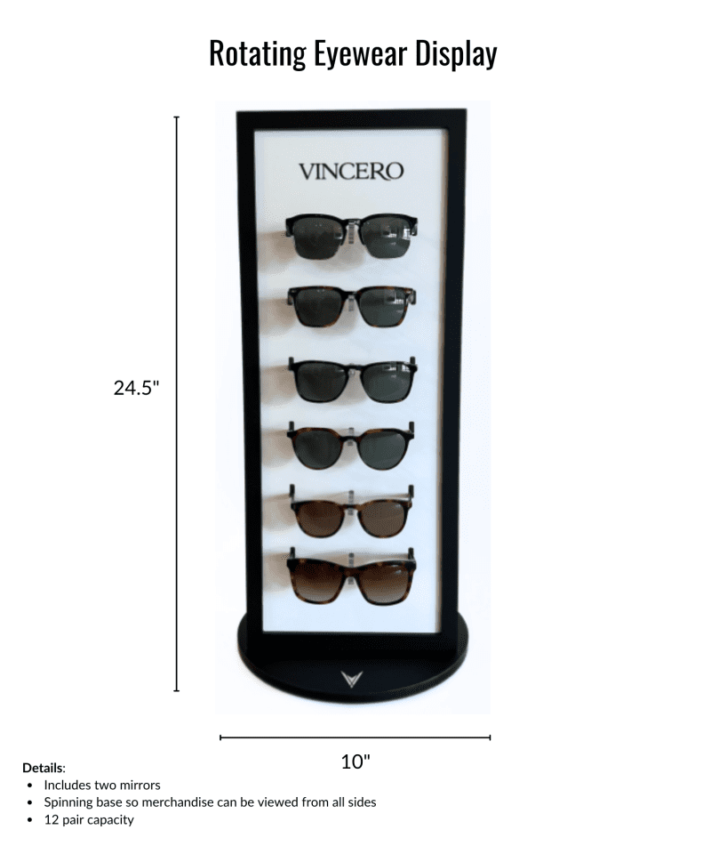 RotatingEyewearDisplay Specs