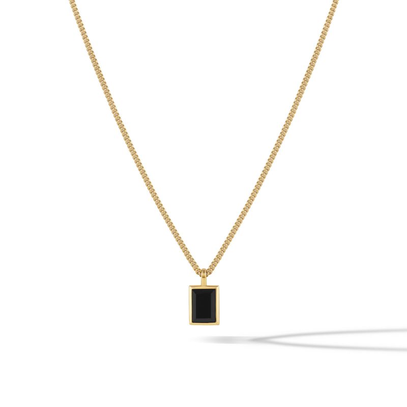 The Onyx Pendant Gold 1