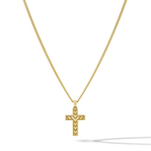 TheCrossPendant Gold Back