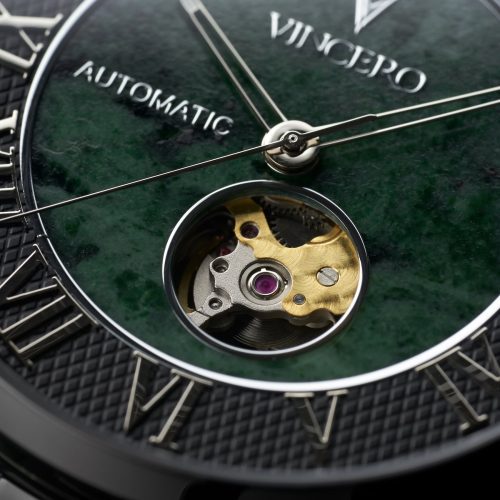 VinceroMensMarbleAutomaticWatch 1