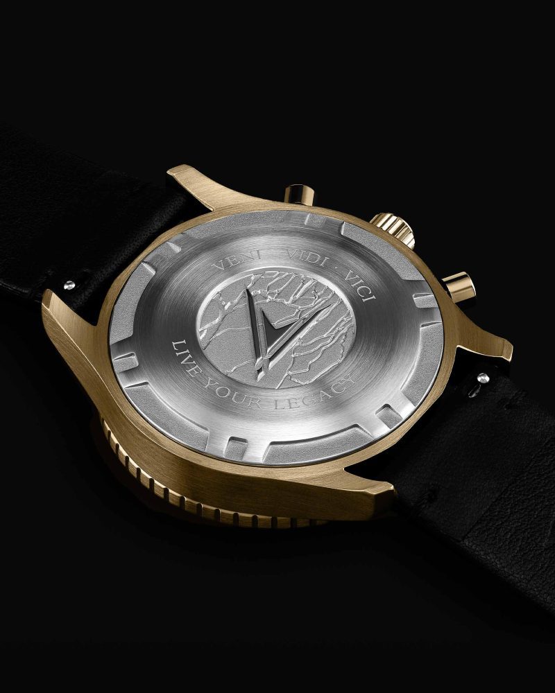 outrider caseback gold